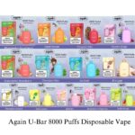 Again U Bar 8000 Puffs Disposable | Vape Shop In Dubai Mall