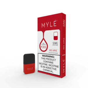 MYLE V4 Red Apple Magnetic PODS 50mg - Vape Shops Near Me