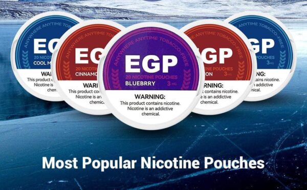 EGP Nicotine Pouches 9mg & 14 mg - Vape Shop Dubai