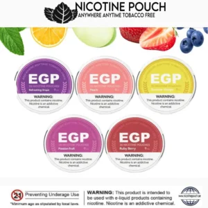 EGP Nicotine Pouches 9mg & 14 mg Nicotine | Lets Vape Dubai