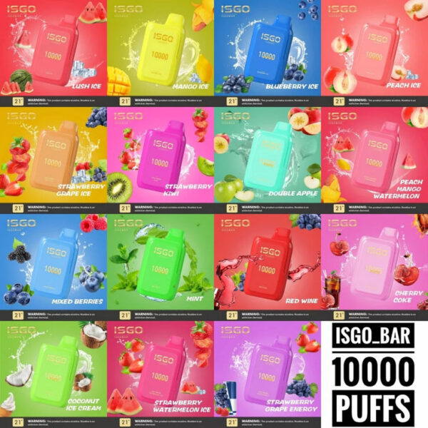 Lets Vape | ISGO Bar 10000 Puffs Disposable Vape Dubai