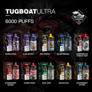 Lets Vape Tugboat Ultra Rechargeable Disposable Vape 6000 Puffs